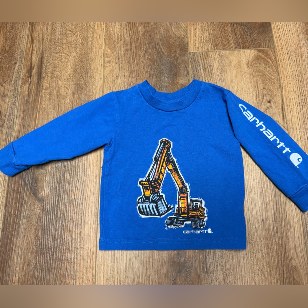 Carhartt Kids Royal Blue Long Sleeve Tee 12M